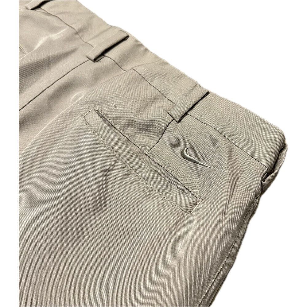 Nike Golf Pants Men's Size 35x32 Beige Polyester Dri Fit Straight Relaxed 391965